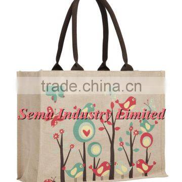 burlap tote hand bags for wholesale& Gunny tote bags