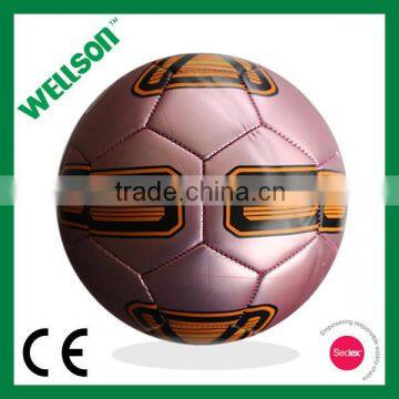 Metallic shine pink PVC football