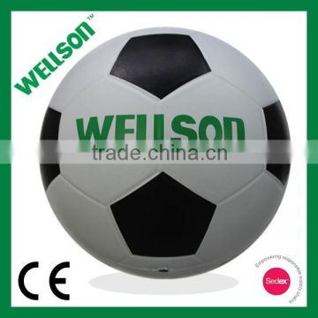 Silk surface rubber soccer ball