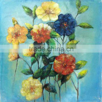 SH188 Home Decoration Handmade Modern Flower Wall Art Canvas Oil Painting