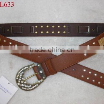 fashion western belts hot sale for lady