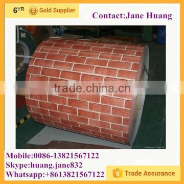 DX51D+Z brick 0.5*1220mm prepainted galvanized steel coil/ppgi coil/ppgi