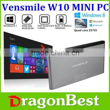 Dragonbest Vensmile W10 MINI PC TV box Wintel atom Z3735F Quad Core CPU with Win8.1 OS 2GB+32GB Storage Wintel box Mini PC