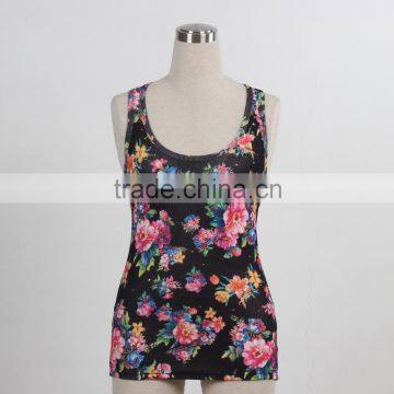 F5S15035 Ladies Printing Gym Tank Top