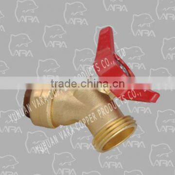 702-65 PUSH X HOSE BOILER DRAIN VALVE BRASS QUARTER TURN