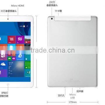 9.7 inch Tablet pc onda v919 3g air Win8 with original Office 365 SIM card slot