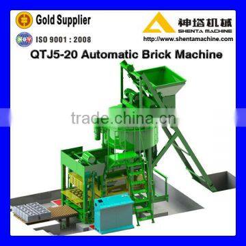 QTJ5-20 Hollow Bricks Machine Indian Price