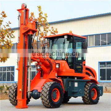 loader earth auger/ramming hydraulic drive piling machine