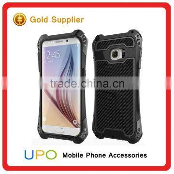[UPO]New Arrival Luxury Carbon Fiber Cell Phone Cases for Samsung Galaxy S6 Edge photo-4