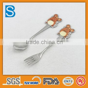 Kids cartoon unique design flatware set