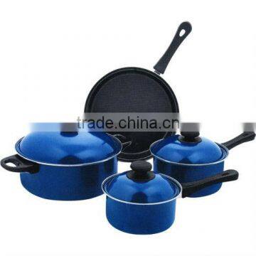 Carbon Steel Cookware set with S/S handleCarbon Steel Cookware set