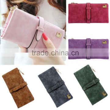 Fashion Women Leather Long Bifold Purse Zipper Clutch Handbag Wallet Card Holder