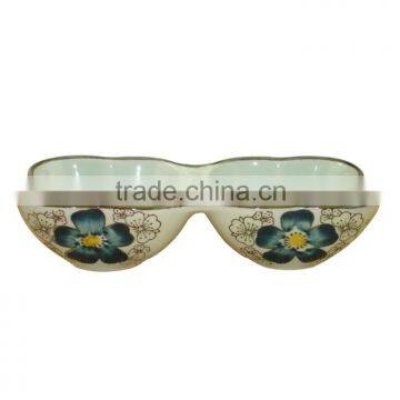 Painting Double Japanese Bowl Ceramic photo-5