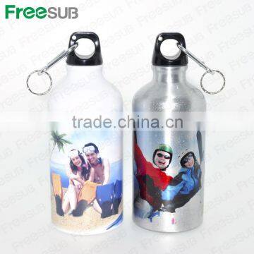 Wholesale sublimation 600ml blank sport aluminum customizable water bottles