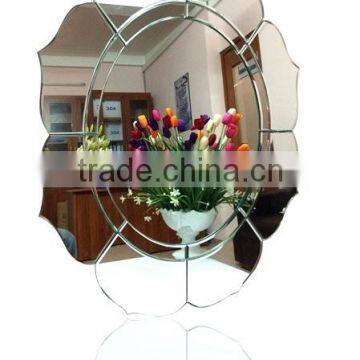 Hot new product decorate wall with glass mirror