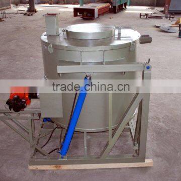 Tilt Pouring Melting Furnace Factory Gas Fired Aluminum Melting Machine