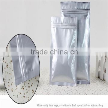 China!!zipper lock food grade high quality aluminum foil pouch for coffee/tea and other food packaging