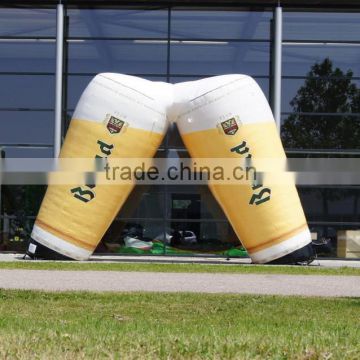 inflatable beer arch/inflatable entrance arch/holiday advertising slogans