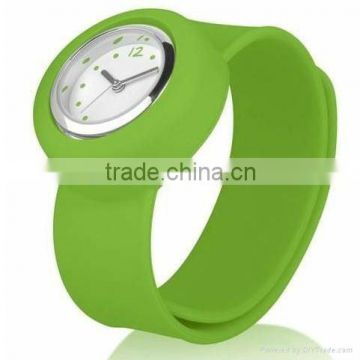 hot selling colorful silicone slap watch