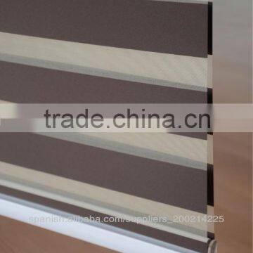 Pleated Dual Zebra Combi Curtain Fabric photo-4