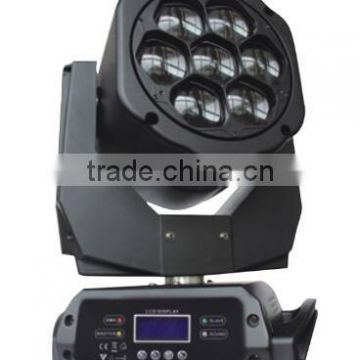 2017 led 7pcs stars wasps eye moving head light