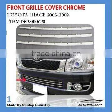 #000638 toyota hiace body parts front grille cover chrome for hiace 200 KDH 200