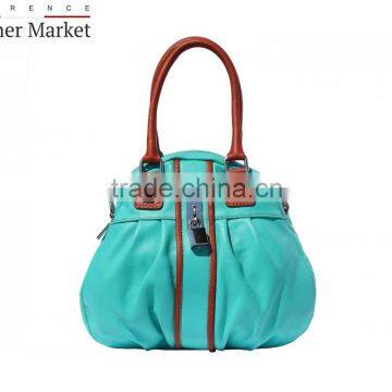 Handbag With Long and Adjustable Strap Handbags Italian Bags Genuine Leather Florence Leather Fashion photo-2
