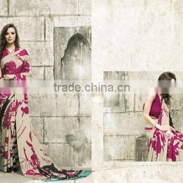 buy peach crepe sarees online