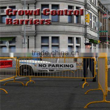 Temporary fence/ pipe fence/ painting crowd control barrier