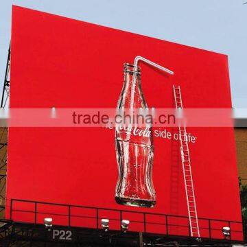 Large format advertising billboard poster