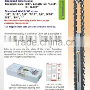 PRINCE MORTISING CHAIN SET 9/16" X 36 LINKS X 1.3/4" photo-2