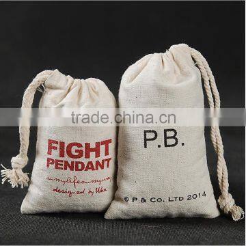 wholesale canvas drawstring bag customized logo