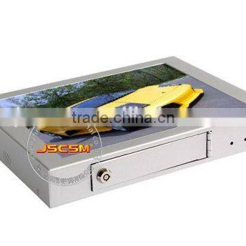 Hot metal case 12.1inch shelf advertising machine support video playback motion sensor and auto copy for advertising