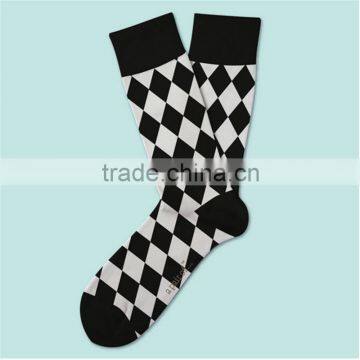 OEM company provide argyle design printed socks custom socks wholesale