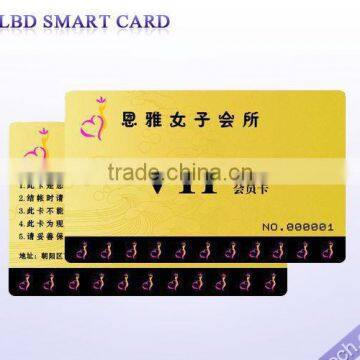 ID Card tracking Plastic Magnetic Stripe Cards