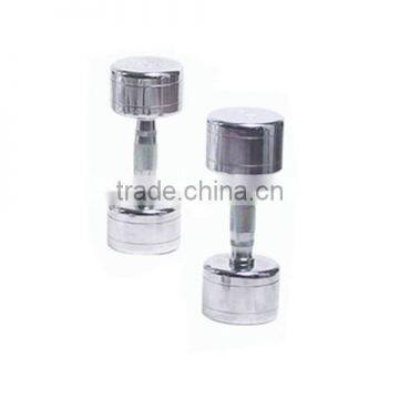 chrome stainless steel dumbbell