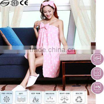 lady pink mature women sexy bathrobe