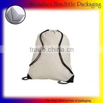 custom produce canvas drawstring bag from China