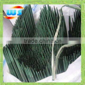 Green bamboo sticks