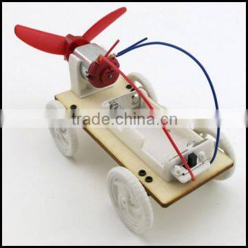 Wind car small production diy model science technology experiment assembling toy