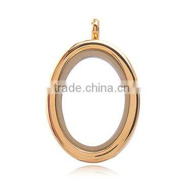 Stylish Locket,cheap Oval Shaped Necklace Locket,eco-friendly Gold Locket