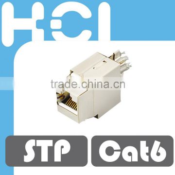 Cat6 UL 90Degree Shielded STP RJ45 Module Keystone Jack