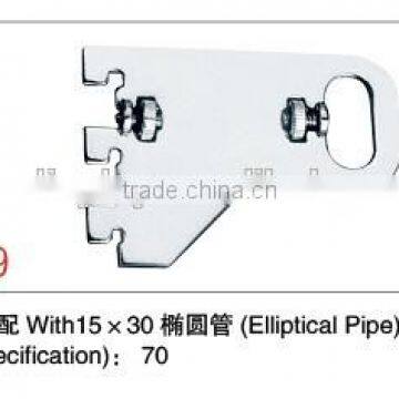 Hot dip galvanised strut channel with accessories pipe clamp/wall bracket