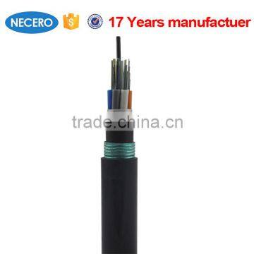 GYTY53 48 core single mode underground / direct buried fiber optic cable for underground