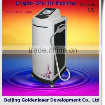 2013 Cheapest Price Beauty Equipment E-light+IPL+RF Machine Medical Coffee Spot Alexandrite Laser Remover Bikini Hair Removal