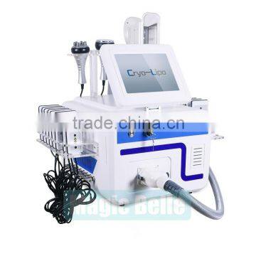 Freeze Fat Therapy Rf Vacuum Flabby Skin Cavitation 4 Function Cryolipolysis Slimming Machine Slimming Reshaping