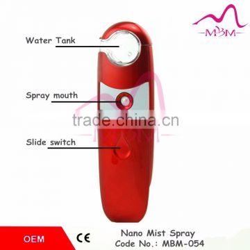 Popular Nano Facial Steamer USB Rechargeable mini nano mist machine for personal skin care