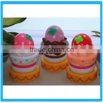 New Hot Plastic 3D Ice Cream Design Night Light Children Bedroom Gift LED Night light