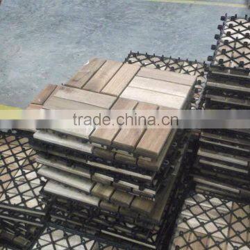Garden Deck Tiles Made of Acacia Wood in Vietnam photo-3