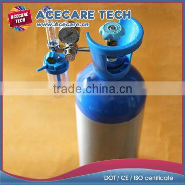 12L-15MPa Aluminum Oxygen Cylinder, Seamless Aluminum Cheap Medical Oxygen Cylinder Price With Good Quality